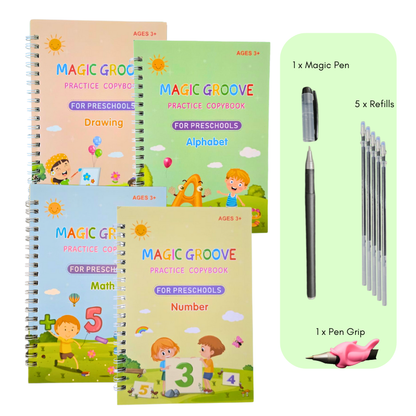 Magic Groove Handwriting Practice Books - Complete Set
