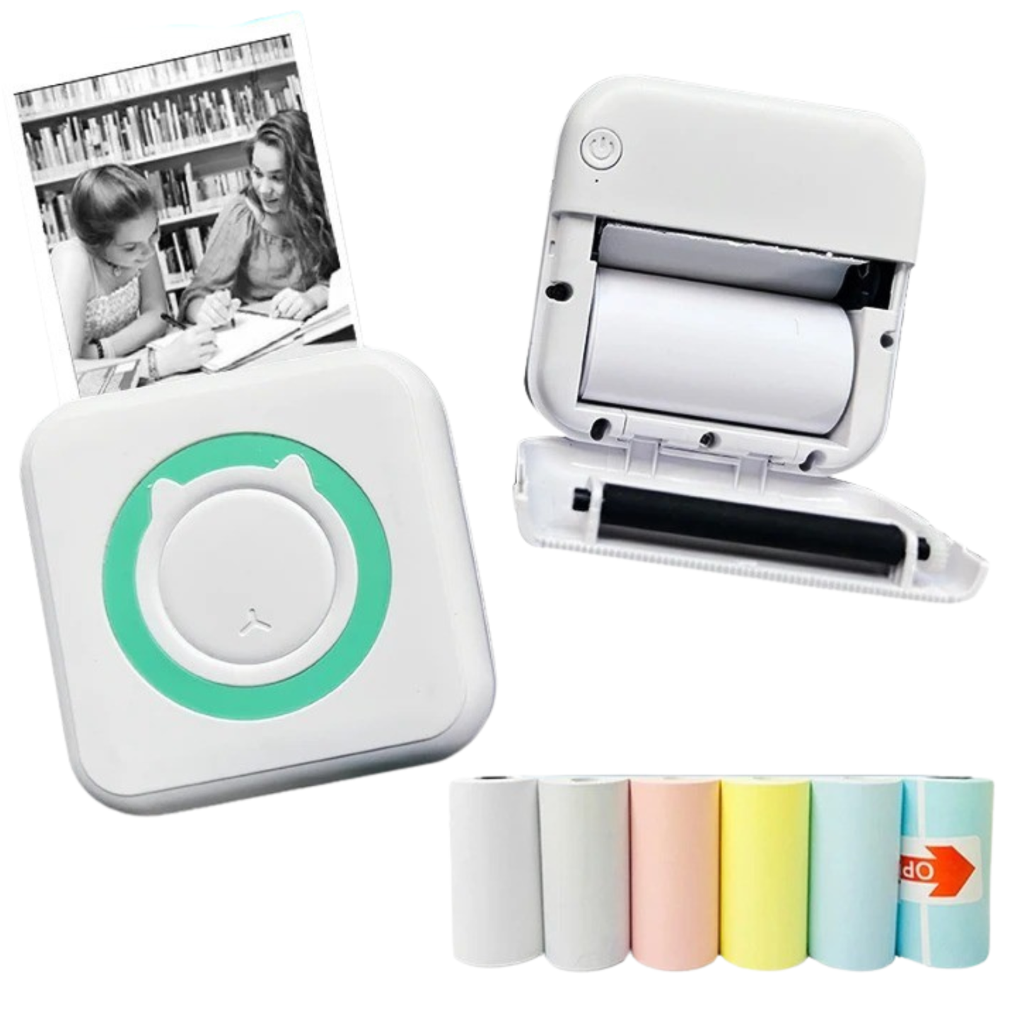 Pocket Portable Mini Thermal Printer Wireless Photo Label Memo