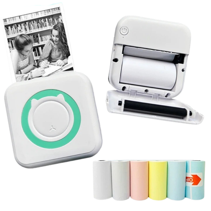 Pocket Portable Mini Thermal Printer Wireless Photo Label Memo