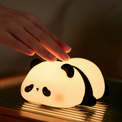 Cute Soft Silicone Touch Activate Night Light- Sheep - Panda - Elephant